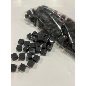 Siyah Cam Mozaik Taş 5x5mm 500 Gram