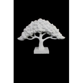 HYK864 Yatay Bonsai Ağaç Ham Polyester Obje