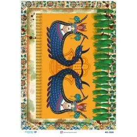 3320 Diamond Pirinç Dekopaj Kağıdı 30x42cm