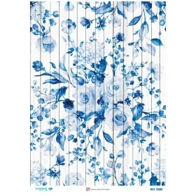 3383 Diamond Pirinç Dekopaj Kağıdı 30x42cm