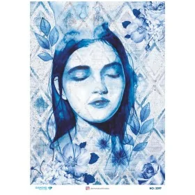 3397 Diamond Pirinç Dekopaj Kağıdı 30x42cm