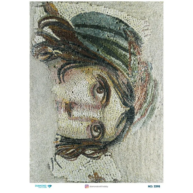 3398 Diamond Pirinç Dekopaj Kağıdı 30x42cm