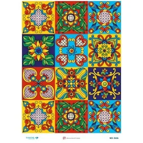 3416 Diamond Pirinç Dekopaj Kağıdı 30x42cm