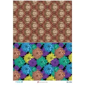 3753 Diamond Pirinç Dekopaj Kağıdı 30x42cm