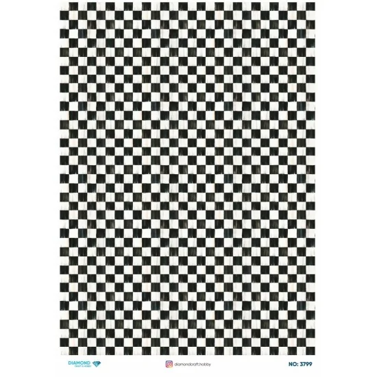 3799 Diamond Pirinç Dekopaj Kağıdı 30x42cm 3799 Diamond Pirinç Dekopaj Kağıdı 30x42cm