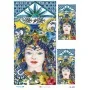 6051 Diamond Pirinç Dekopaj Kağıdı 30x42cm 6051 Diamond Pirinç Dekopaj Kağıdı 30x42cm