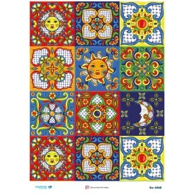 6068 Diamond Pirinç Dekopaj Kağıdı 30x42cm