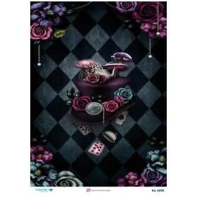 6098 Diamond Pirinç Dekopaj Kağıdı 30x42cm