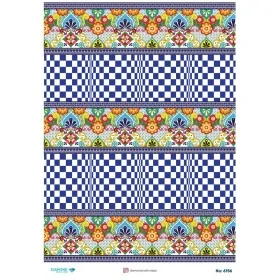 6156 Diamond Pirinç Dekopaj Kağıdı 30x42cm