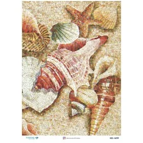 4019 Diamond Pirinç Dekopaj Kağıdı 30x42cm