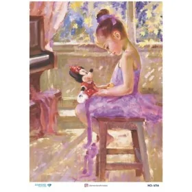 4116 Diamond Pirinç Dekopaj Kağıdı 30x42cm