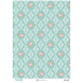 4239 Diamond Pirinç Dekopaj Kağıdı 30x42cm