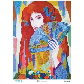 4248 Diamond Pirinç Dekopaj Kağıdı 30x42cm