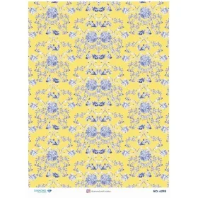 4298 Diamond Pirinç Dekopaj Kağıdı 30x42cm