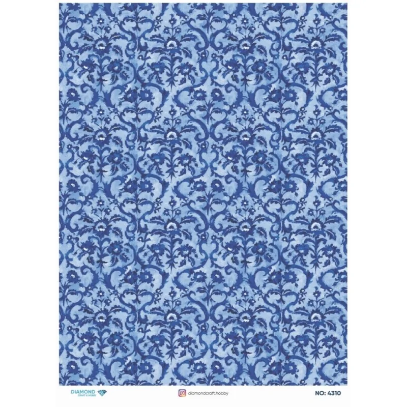 4310 Diamond Pirinç Dekopaj Kağıdı 30x42cm