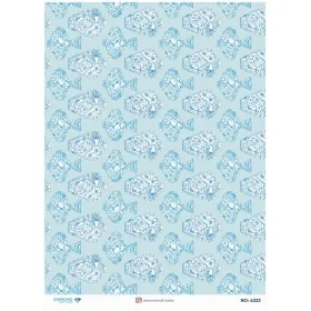 4323 Diamond Pirinç Dekopaj Kağıdı 30x42cm