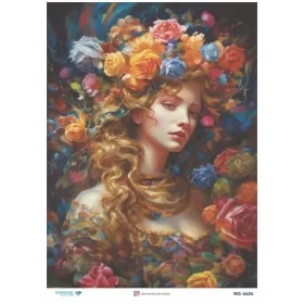 4434 Diamond Pirinç Dekopaj Kağıdı 30x42cm