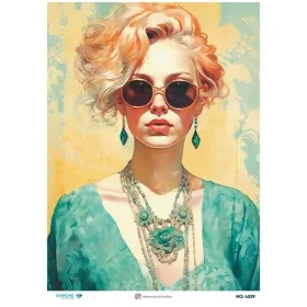 4539 Diamond Pirinç Dekopaj Kağıdı 30x42cm