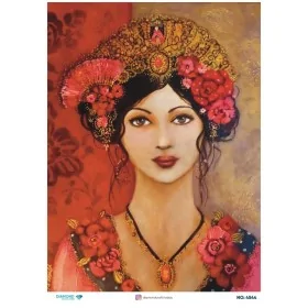 4544 Diamond Pirinç Dekopaj Kağıdı 30x42cm