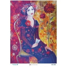 4543 Diamond Pirinç Dekopaj Kağıdı 30x42cm