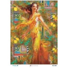 4550 Diamond Pirinç Dekopaj Kağıdı 30x42cm