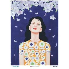 4569 Diamond Pirinç Dekopaj Kağıdı 30x42cm