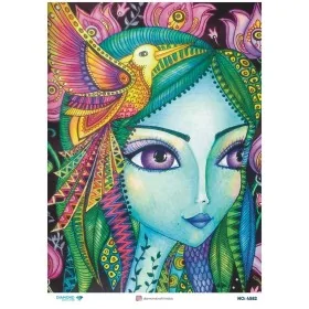 4582 Diamond Pirinç Dekopaj Kağıdı 30x42cm