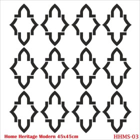 HHMS03 Home Heritage Stencil 45x45cm