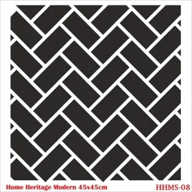 HHMS08 Home Heritage Stencil 45x45cm