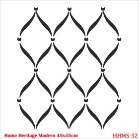 HHMS32 Home Heritage Stencil 45x45cm