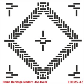 HHMS42 Home Heritage Stencil 45x45cm