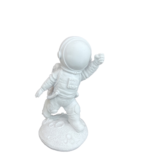 HYK1019 Mini Astronot Ham Polyester Obje