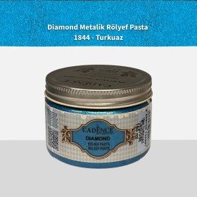 1844 Turkuaz Diamond Rölyef Pasta