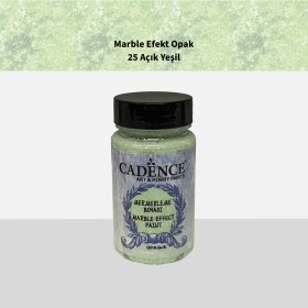 Cadence Opak Mermer Boyası 25 Açık Yeşil 90ML