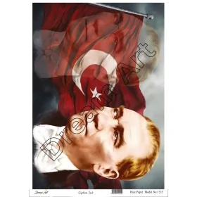 Model 1515 Atatürk Model DreamArt Pirinç Dekopaj Kağıdı