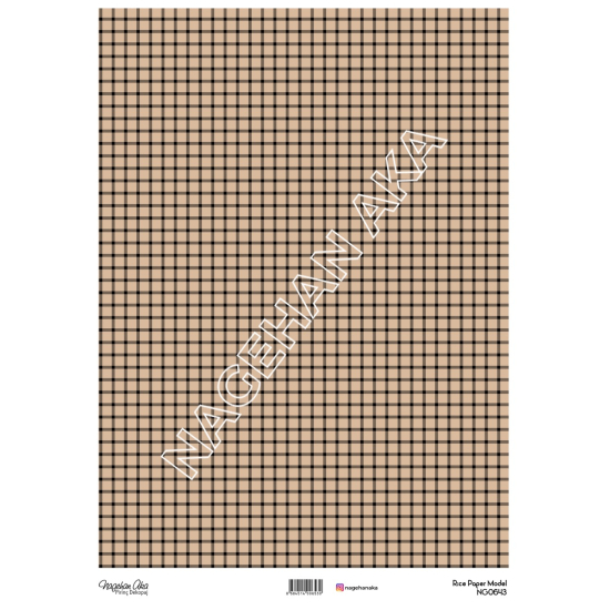 Model NG643 NagehanAka Pirinç Dekopaj Kağıdı