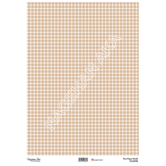 Model NG648 NagehanAka Pirinç Dekopaj Kağıdı