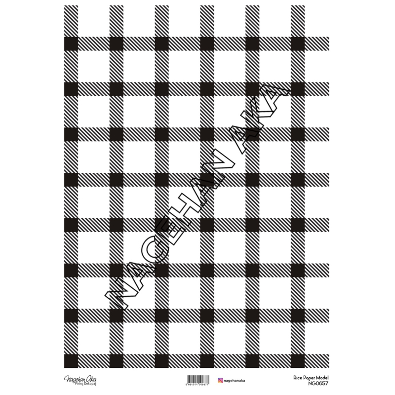 Model NG657 NagehanAka Pirinç Dekopaj Kağıdı