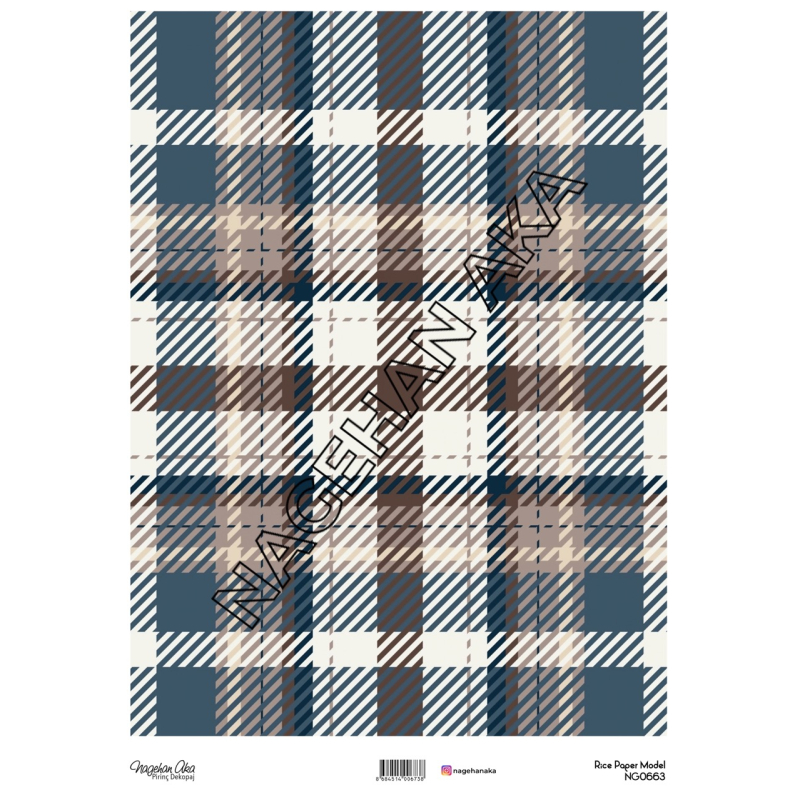 Model NG663 NagehanAka Pirinç Dekopaj Kağıdı