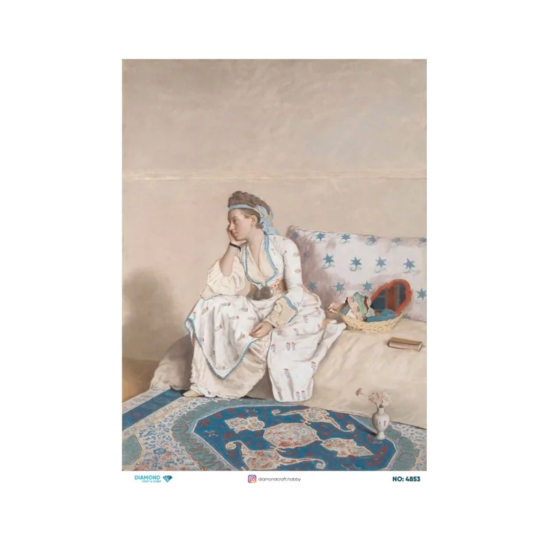 4853 Diamond Pirinç Dekopaj Kağıdı 30x42cm