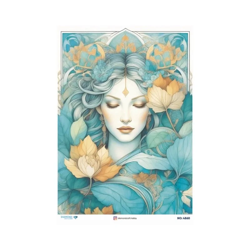 4860 Diamond Pirinç Dekopaj Kağıdı 30x42cm