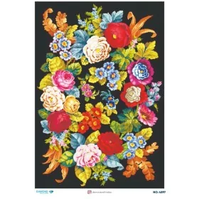 4897 Diamond Pirinç Dekopaj Kağıdı 30x42cm