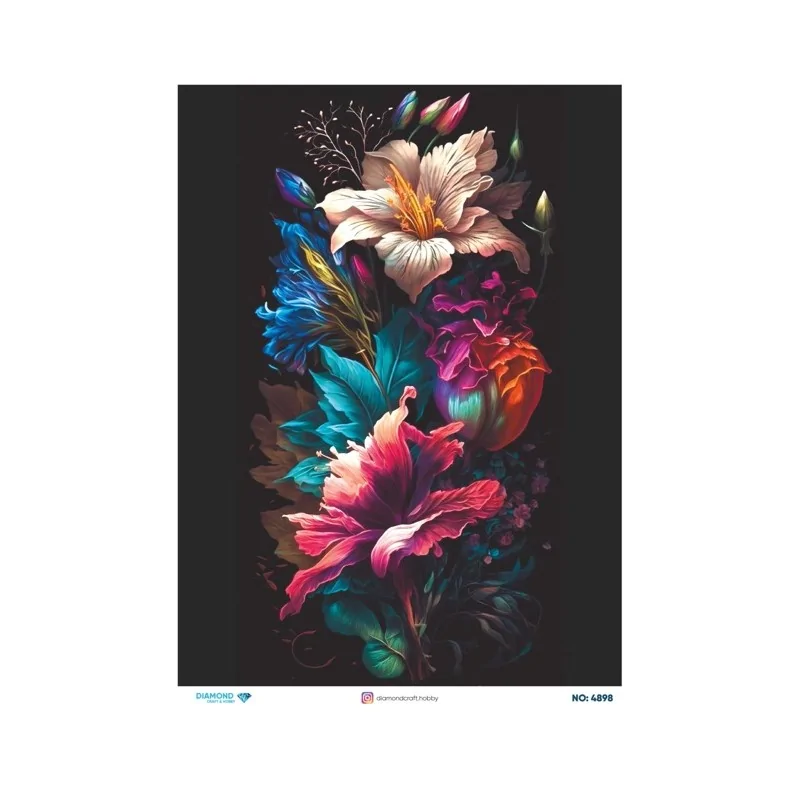 4898 Diamond Pirinç Dekopaj Kağıdı 30x42cm