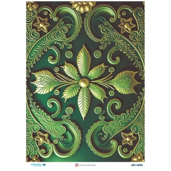 4900 Diamond Pirinç Dekopaj Kağıdı 30x42cm 4900 Diamond Pirinç Dekopaj Kağıdı 30x42cm