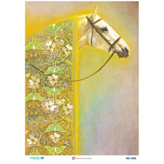 4933 Diamond Pirinç Dekopaj Kağıdı 30x42cm 4933 Diamond Pirinç Dekopaj Kağıdı 30x42cm