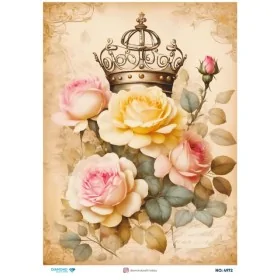 4972 Diamond Pirinç Dekopaj Kağıdı 30x42cm
