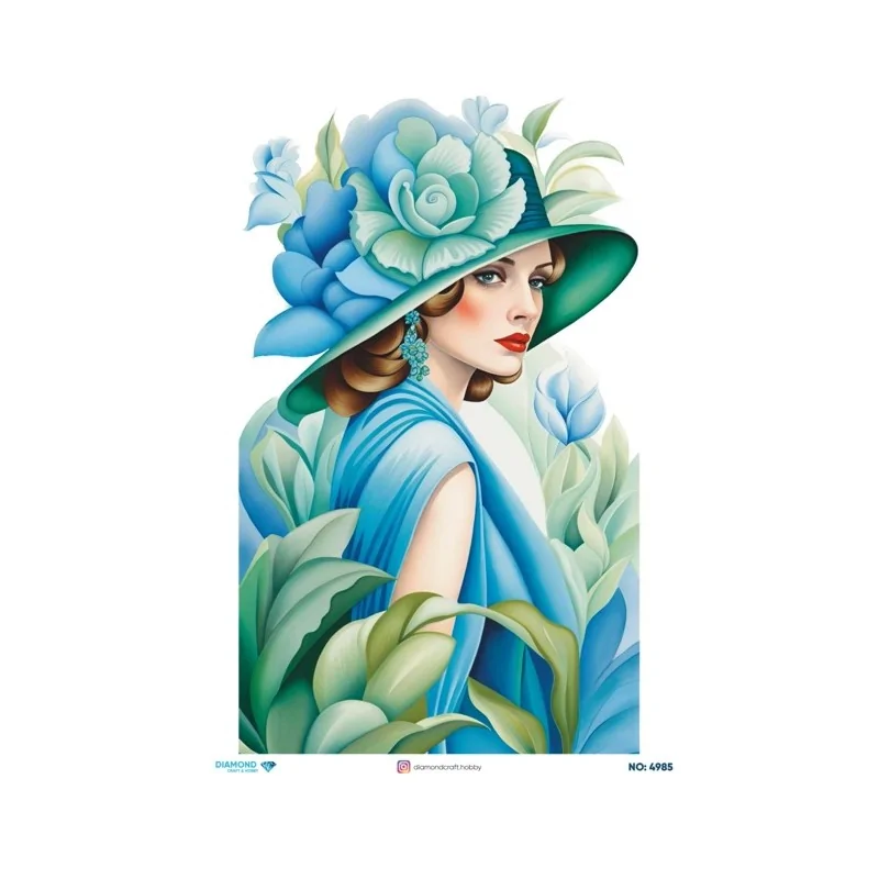 4985 Diamond Pirinç Dekopaj Kağıdı 30x42cm