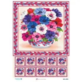 4992 Diamond Pirinç Dekopaj Kağıdı 30x42cm