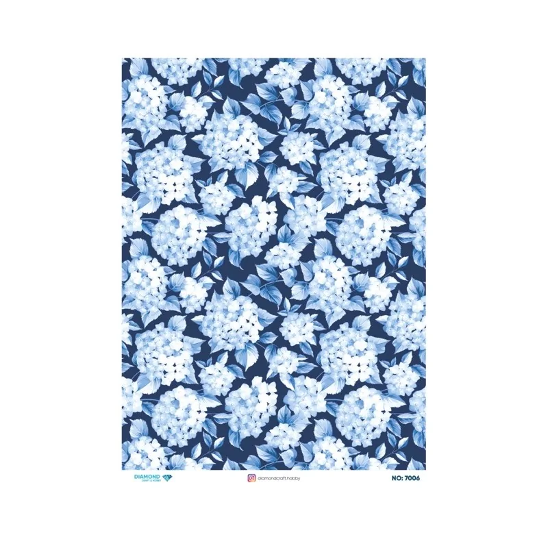 7006 Diamond Pirinç Dekopaj Kağıdı 30x42cm
