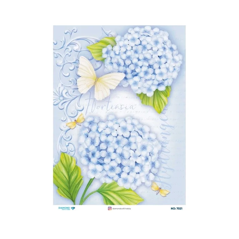 7021 Diamond Pirinç Dekopaj Kağıdı 30x42cm